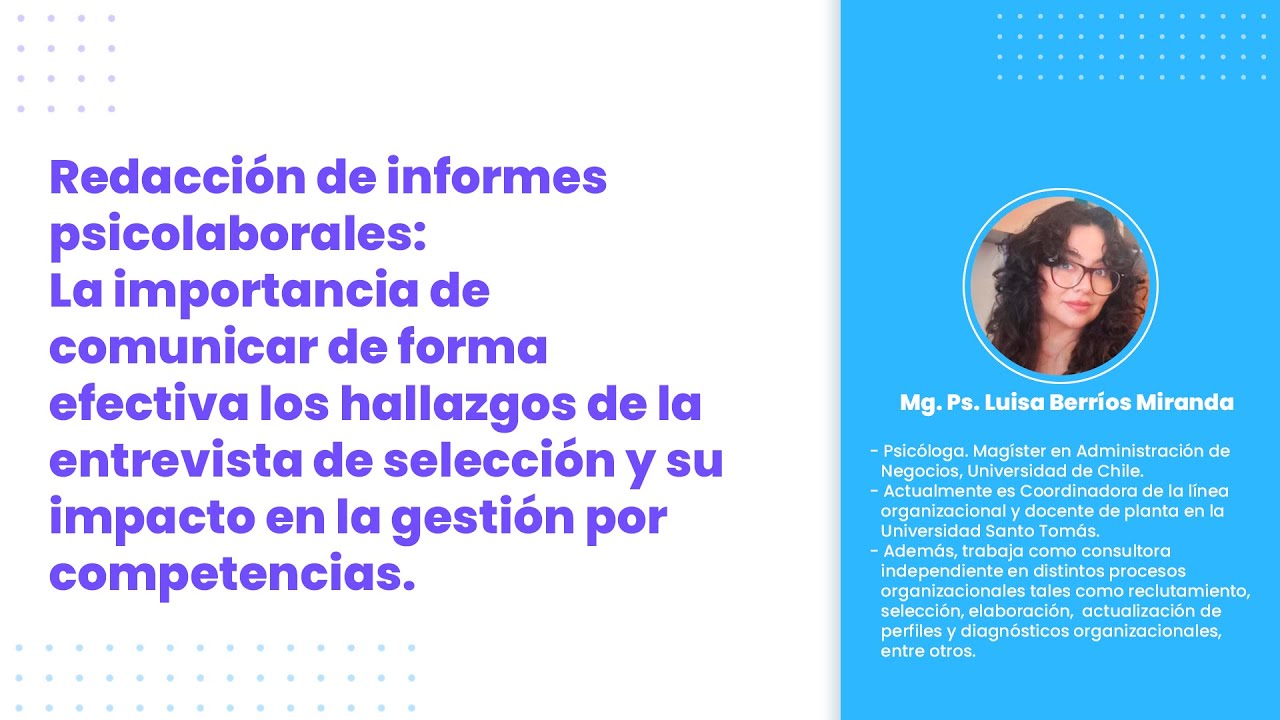 Redacción de informes psicolaborales: La importancia de la comunicación efectiva