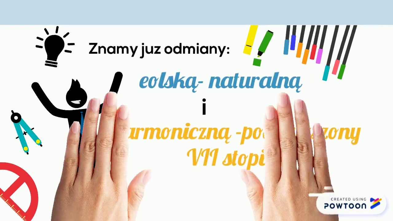 a-moll dorycka i melodyczna