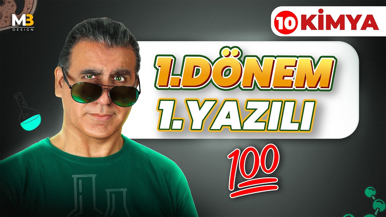 10.SINIF KİMYA | 1.DÖNEM 1. YAZILIYA HAZIRLIK + 📑Ücretsiz PDF