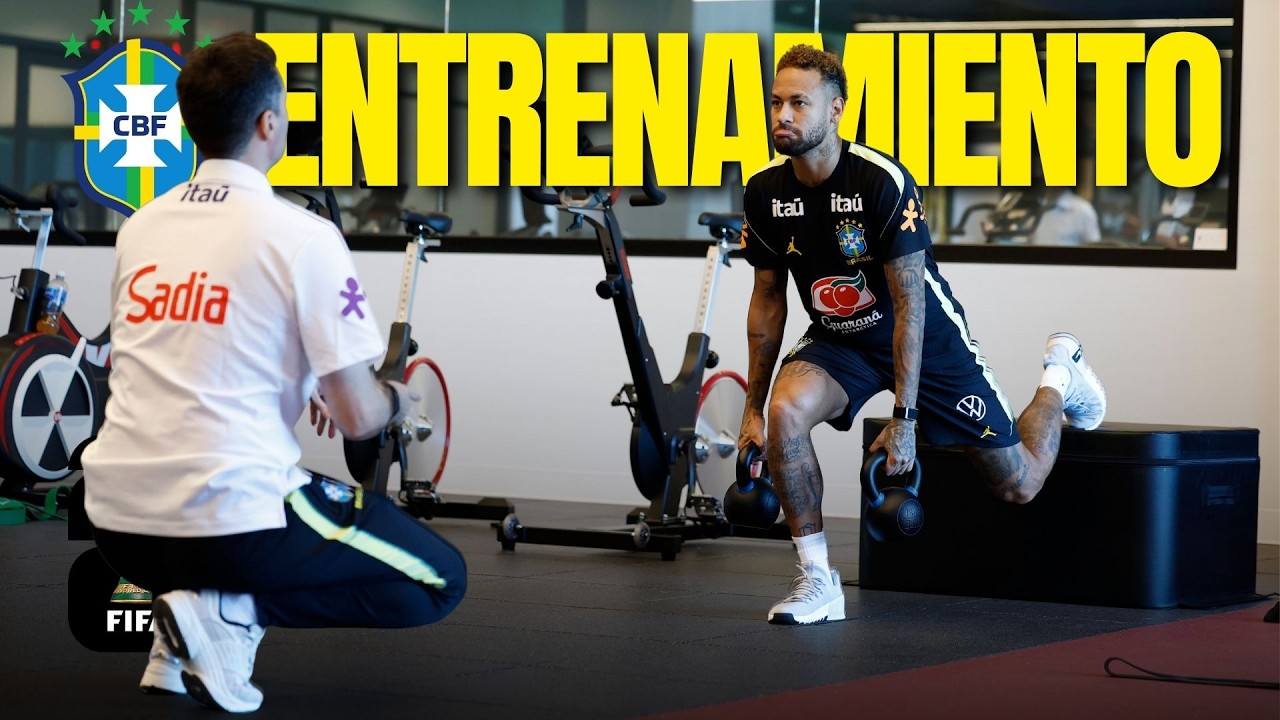 🇧🇷 BRASIL afina su once para el MUNDIAL 2026 con Ancelotti al mando y NEYMAR en el gimnasio🔥⚽