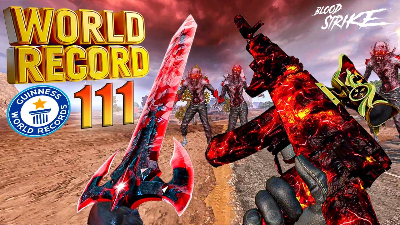 NEW ZOMBIE MODE - WORLD RECORD - 111 KILLS Duo vs Squad BLOOD STRIKE 4K ULTRA GRAPHICS
