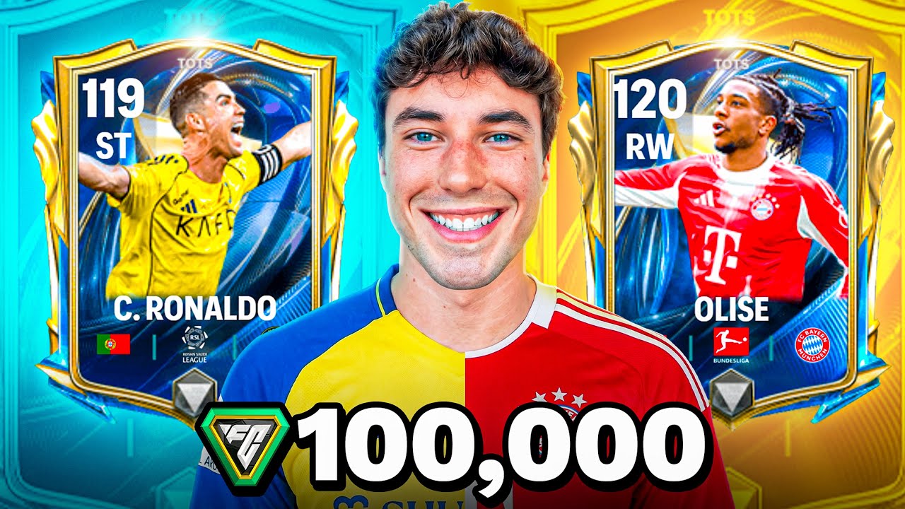TOTS Роналду в самом крутом открытии наборов FC Mobile