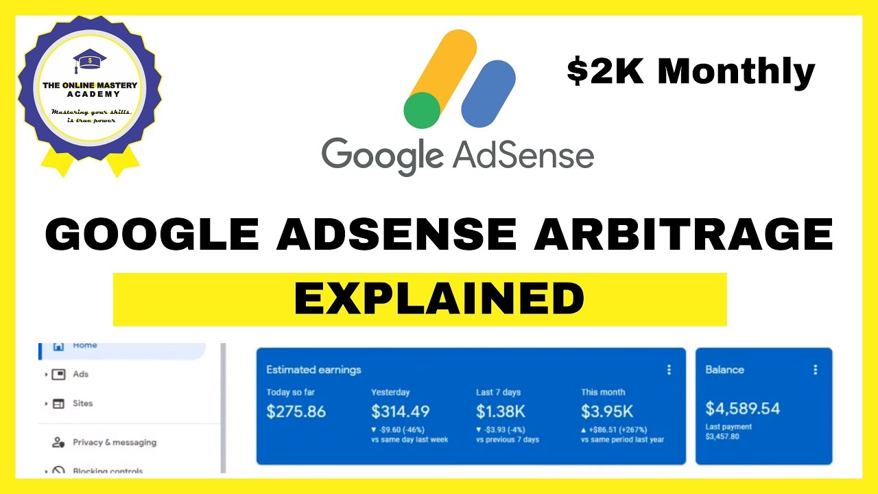 Google AdSense Arbitrage EXPLAINED