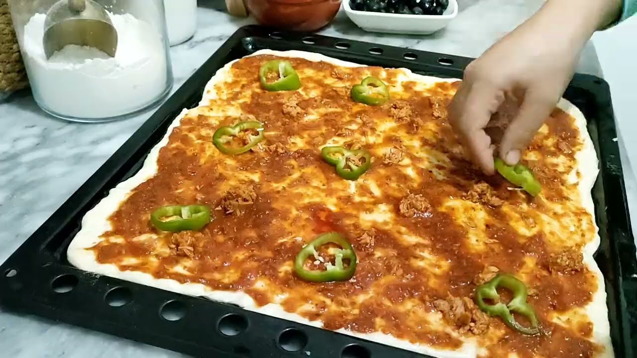 روتين تحفيزي ونشيط 💯 بيتزا كاري سنكوشي🍕رسالة موجهة لنساء لي ساكنين في دار الشيخ ربي يهديكم ويصلحكم