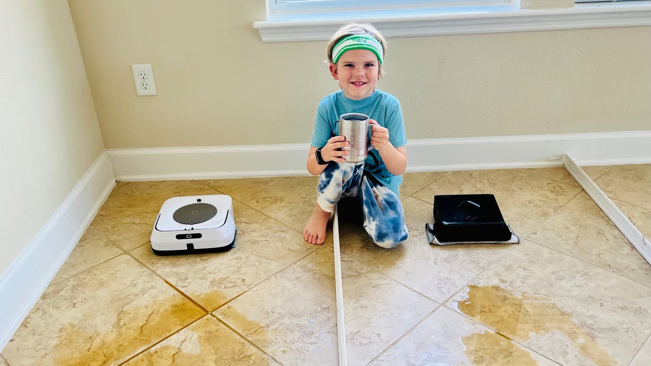Can Robot Mops clean up a HUGE coffee spill???