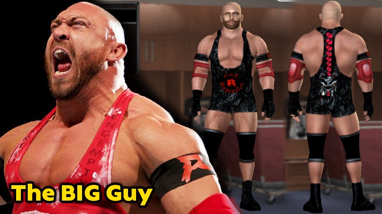 Ryback Classic Attire CAW | How to create a wrestler PS2 Svr2011 CAW Formula