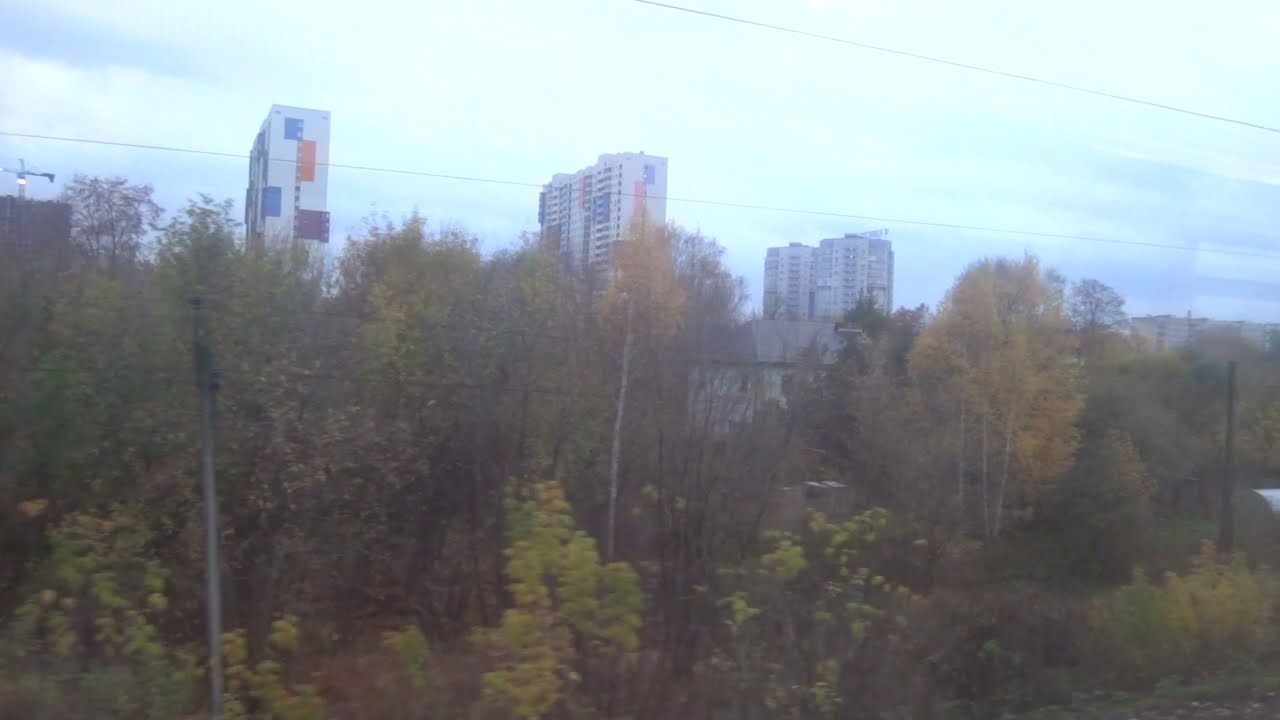 Поездка на ЭД4М-0291 от Рязань-1 до Рыбное. Казанское направление
