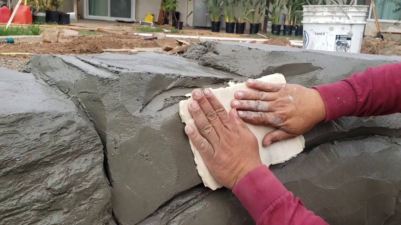 como hacer moldes para piedras artificiales