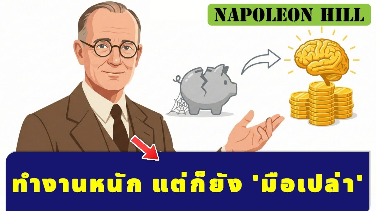 ทำงานหนักทั้งชีวิต...ทำไมยังไม่รวย? นโปเลียน ฮิลล์ มีคำตอบ!