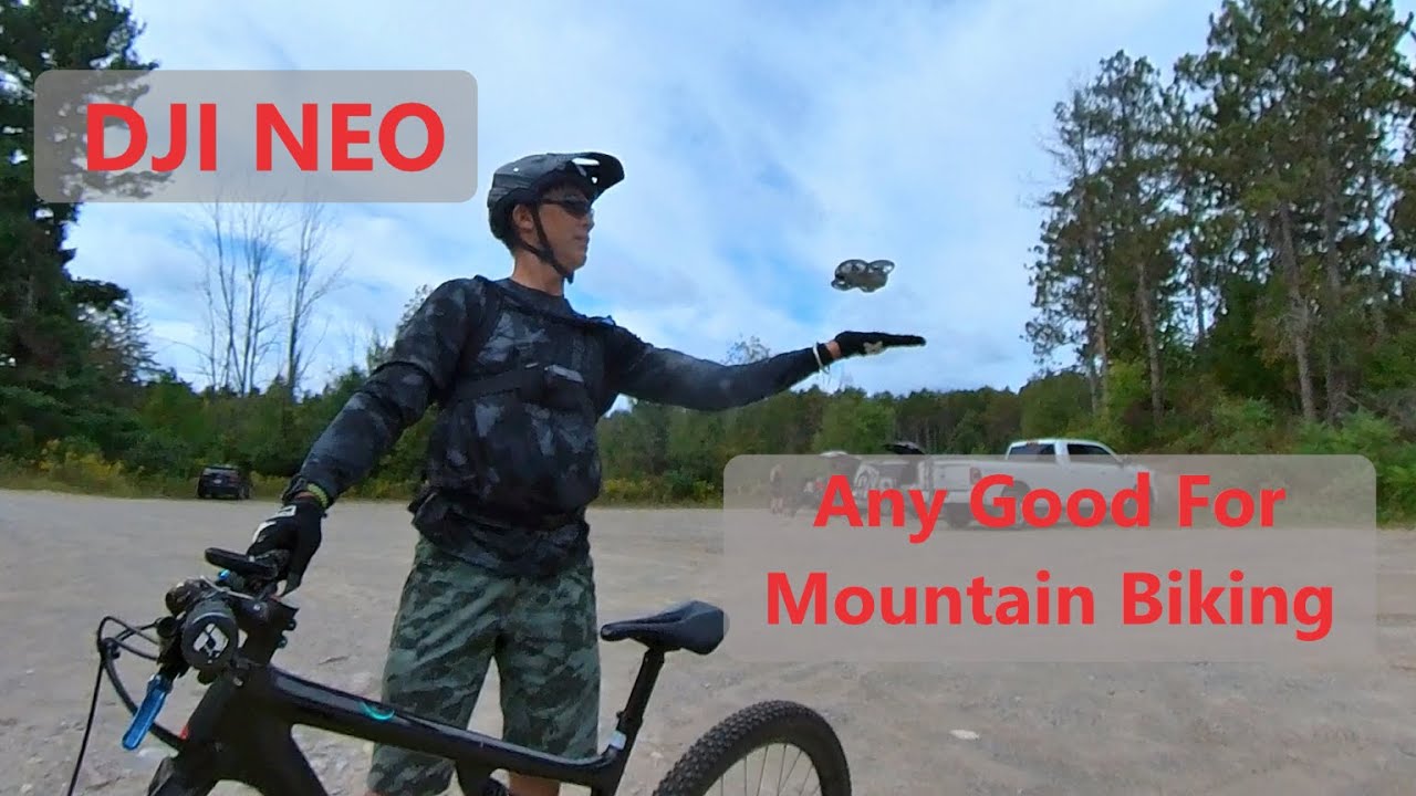 The #dji #neo Real Trail Test \/ Is it Any good for Mountain Biking?