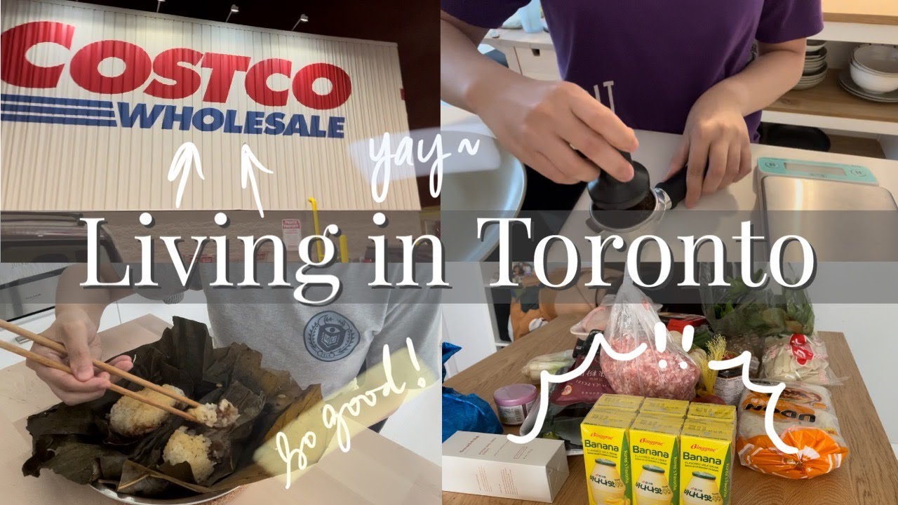 [VLOG] LIVING in TORONTO | Finally got our Costco membership, Asian supermarket, lots of Korean food