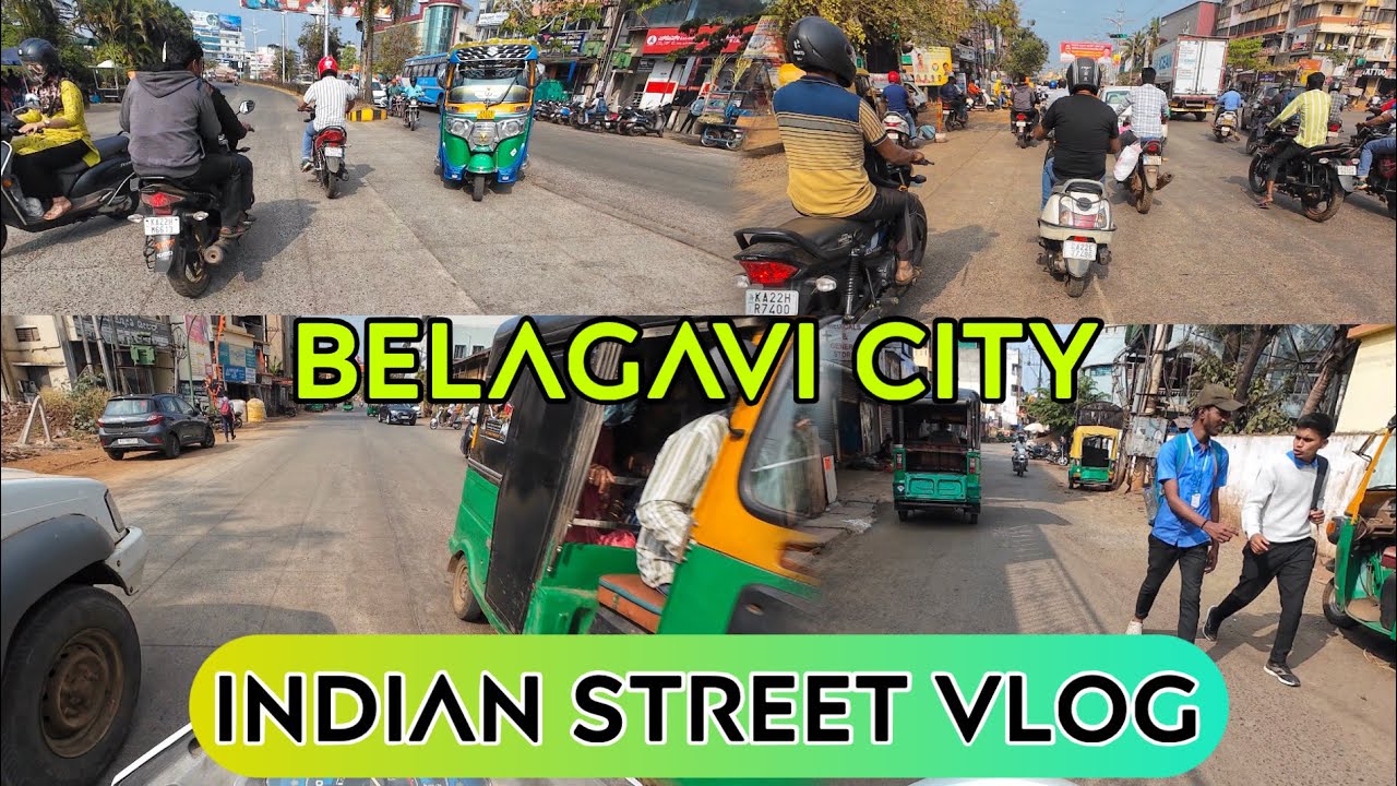 Indian Street Vlog Video ||  Belagavi City Vlog 😎 City Tour || 