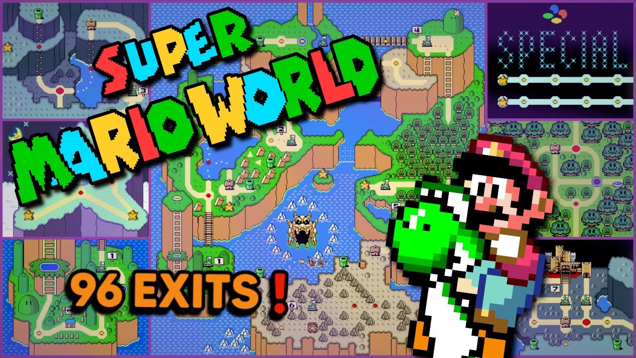 Super Mario World (96 Exits TAS) 🤯 SNES Atlas