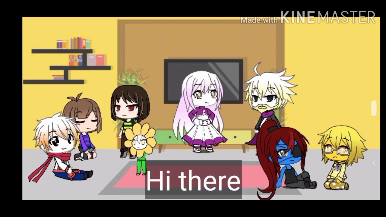 Undertale reaction to Sans au theme (1/2)