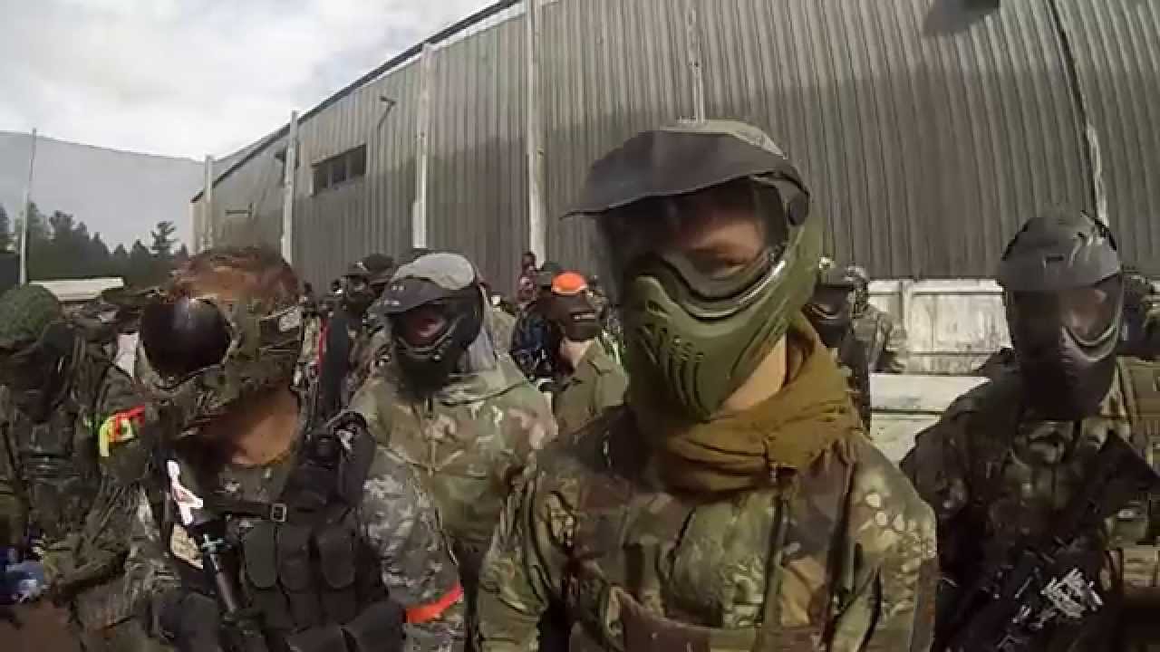 Zombie Attack At Wasaga Beach Paintball!