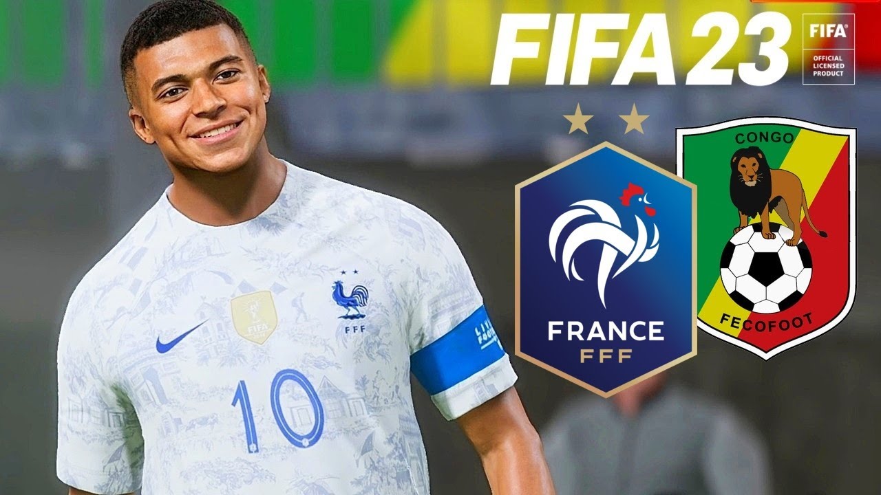 FIFA 23 FRANCE vs CONGO // Les Bleus en Tour du Monde