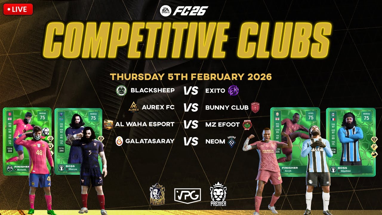 EAFC 26 COMPETITIVE 11V11 | VPG SEASON 17 MD6