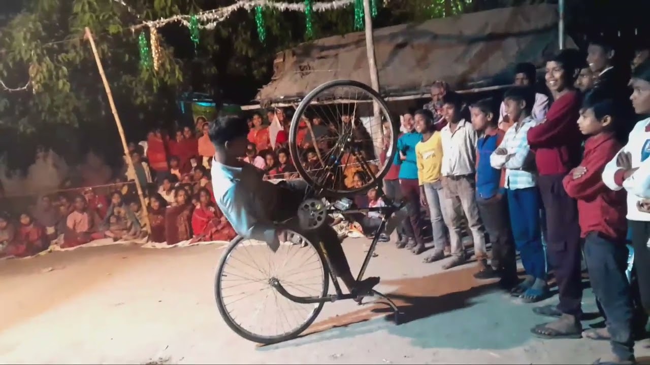 साइकिल स्टंट मनोरंजन Comedy Tejas Rangrez