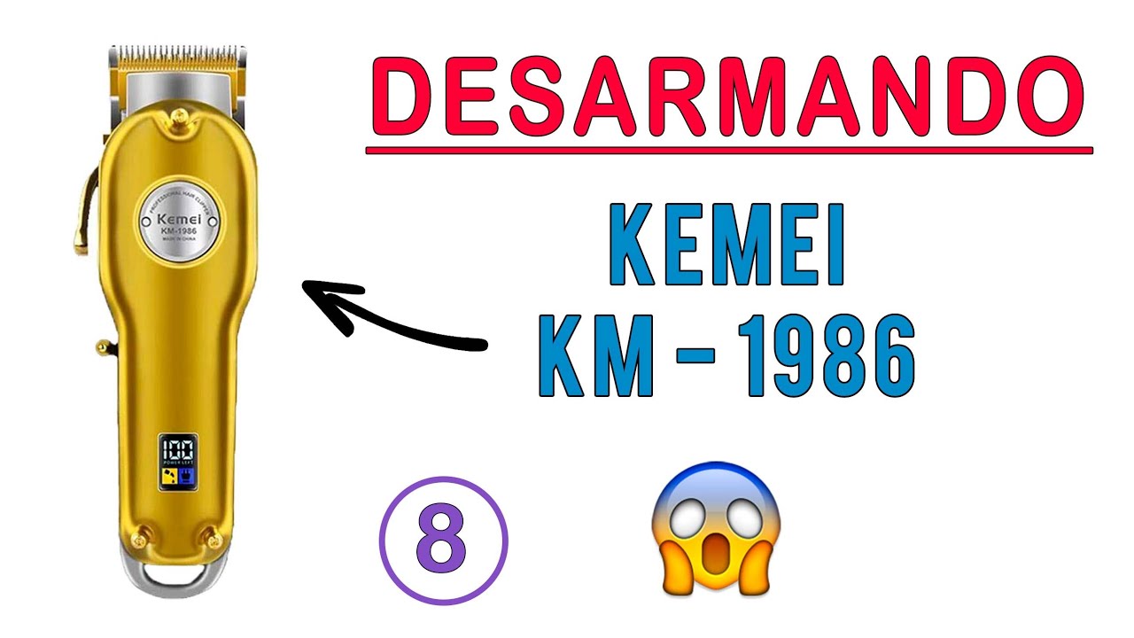 Maquina KEMEI 1986 | DESARME y MANTENIMIENTO