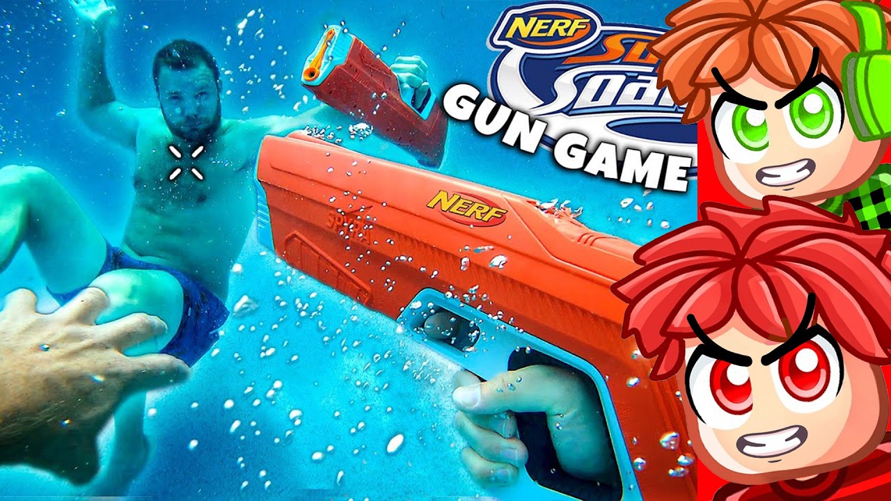 Ultimátní NERF BITVA na Vodě!
