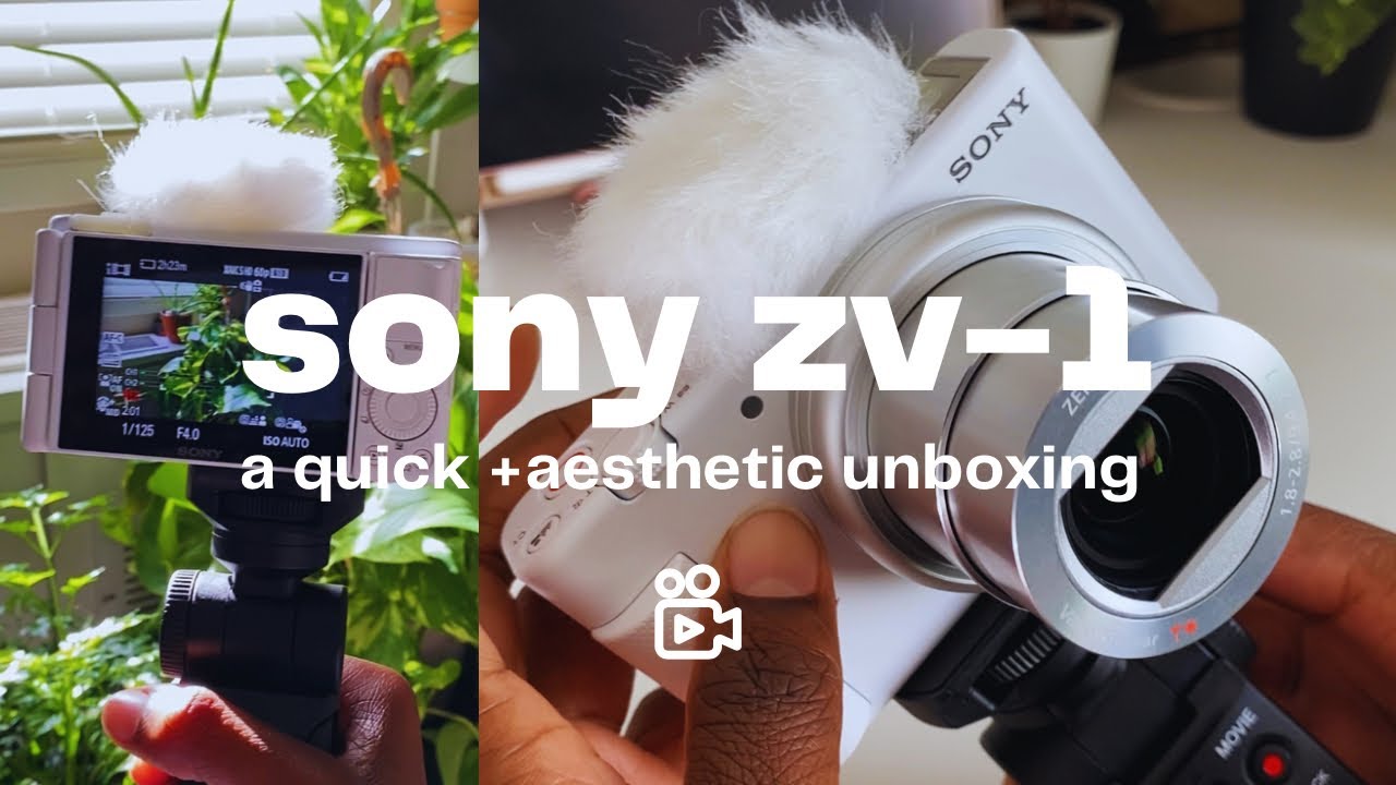 quick SONY ZV1 unboxing (with vlogger kit) | first impression