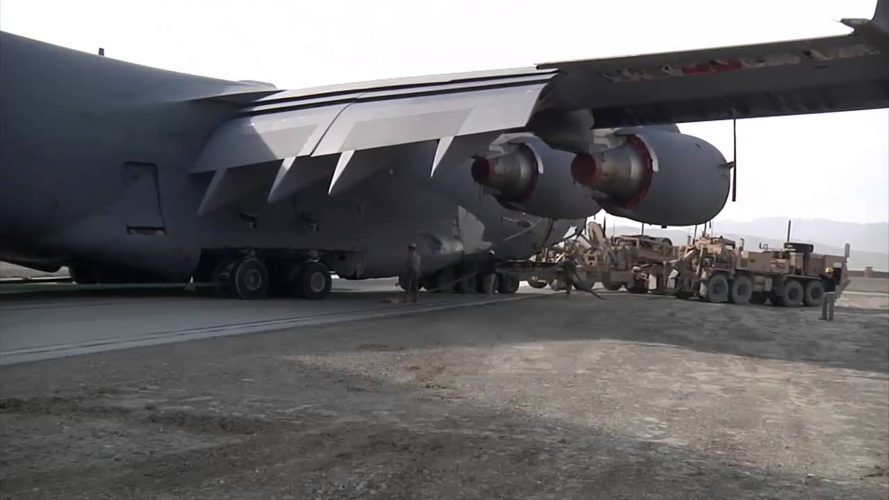Crashed C-17 Aircraft Recovered at FOB Shank in Afghanistan