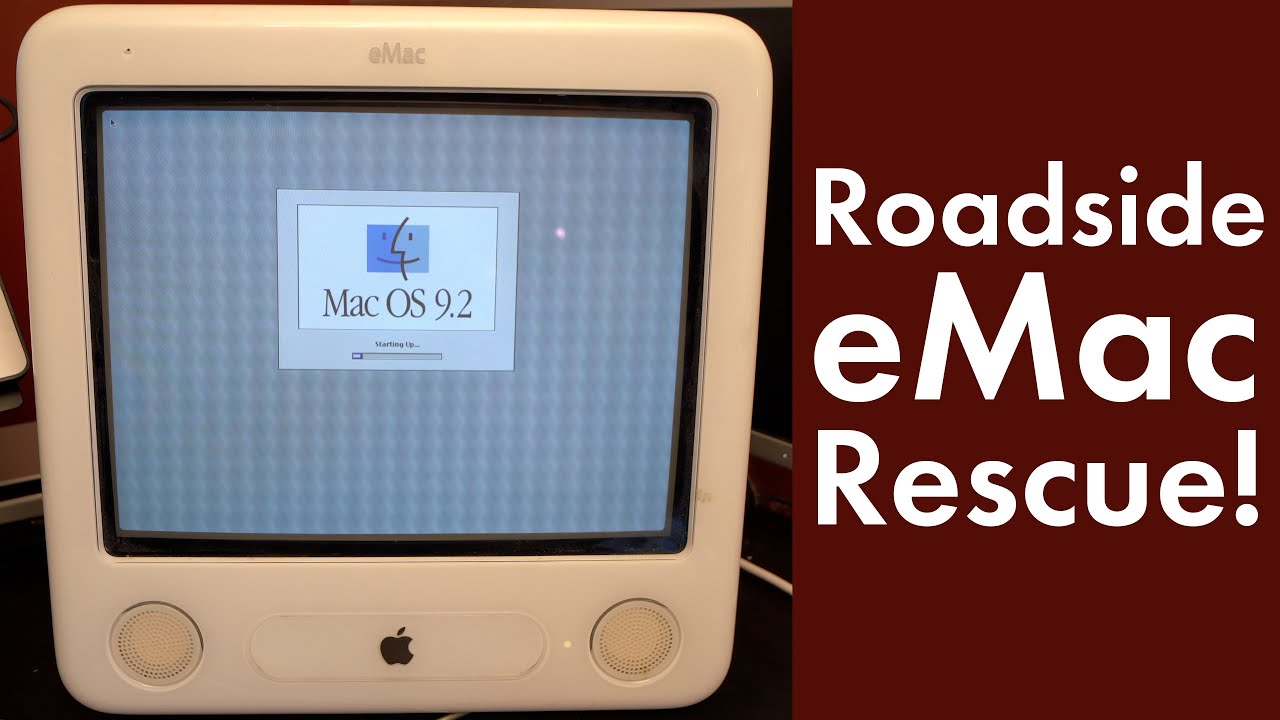 Roadside eMac Rescue! - Running Mac OS 9 & Exploring the Macintosh Garden! #emac #retro #apple