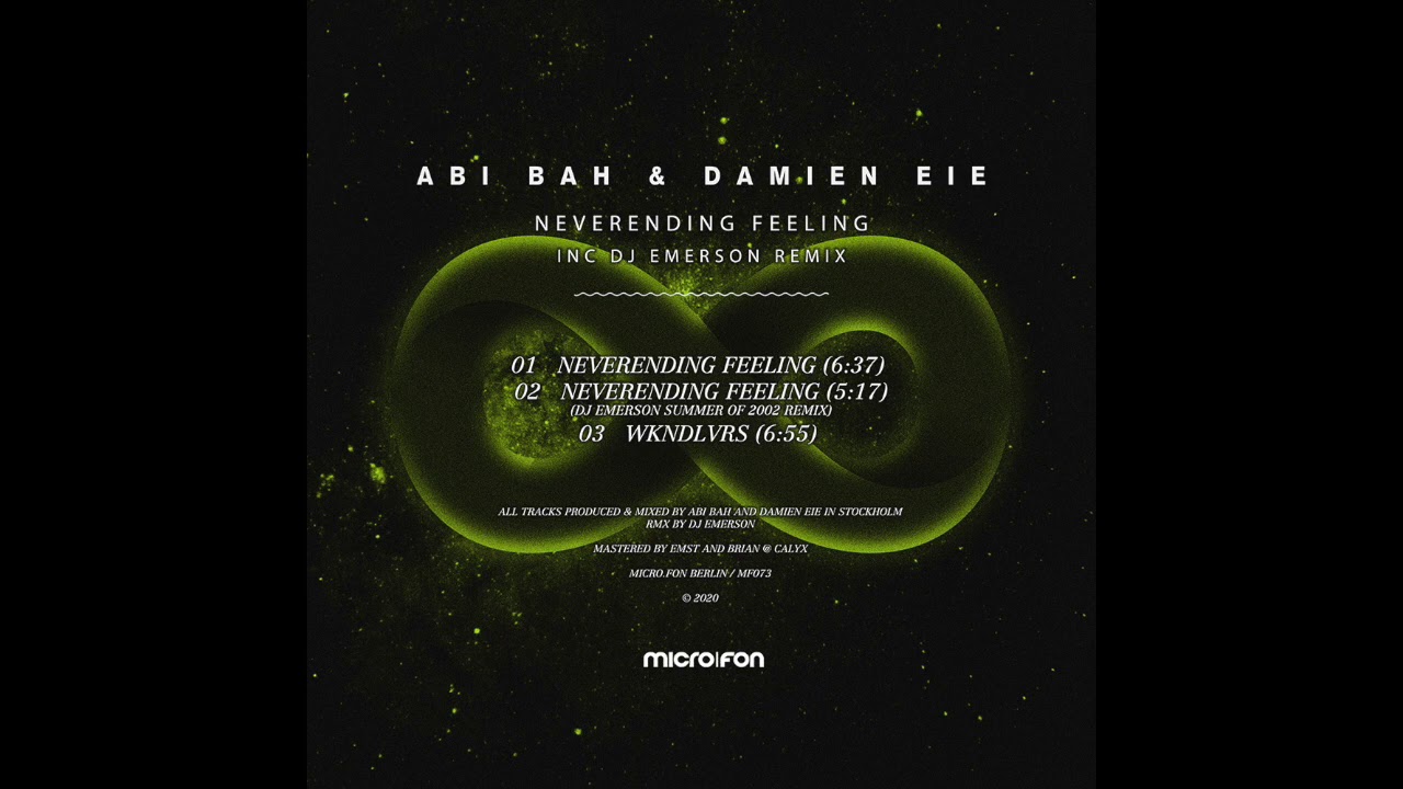 Abi Bah & Damien Eie - Neverending Feeling (DJ Emerson &bdquo;Summer of 2020&ldquo; Remix) (Micro.fon, MF073)