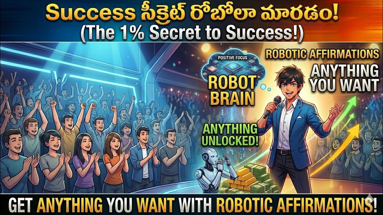 Robotic affirmations can make you successful ||మీ జీవితాన్నే మార్చేసే రోబోటిక్ అఫిర్మేషన్స్ ||