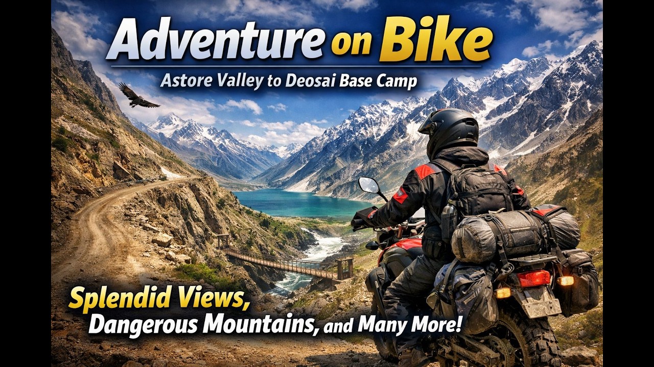 Adventure on Bike ,AStore  To Deosai Base Camp chillum// part 3