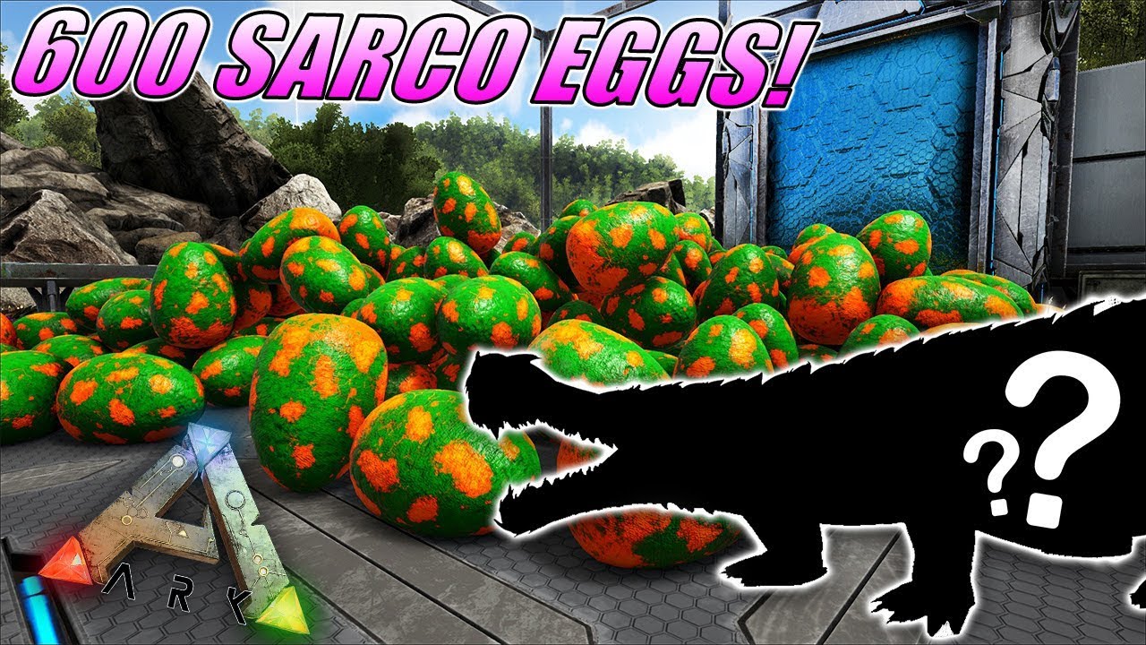 600 SARCO EGGS! ARK SARCO BREEDING AND MUTATIONS! Ark Survival Evolved Mutation Zoo