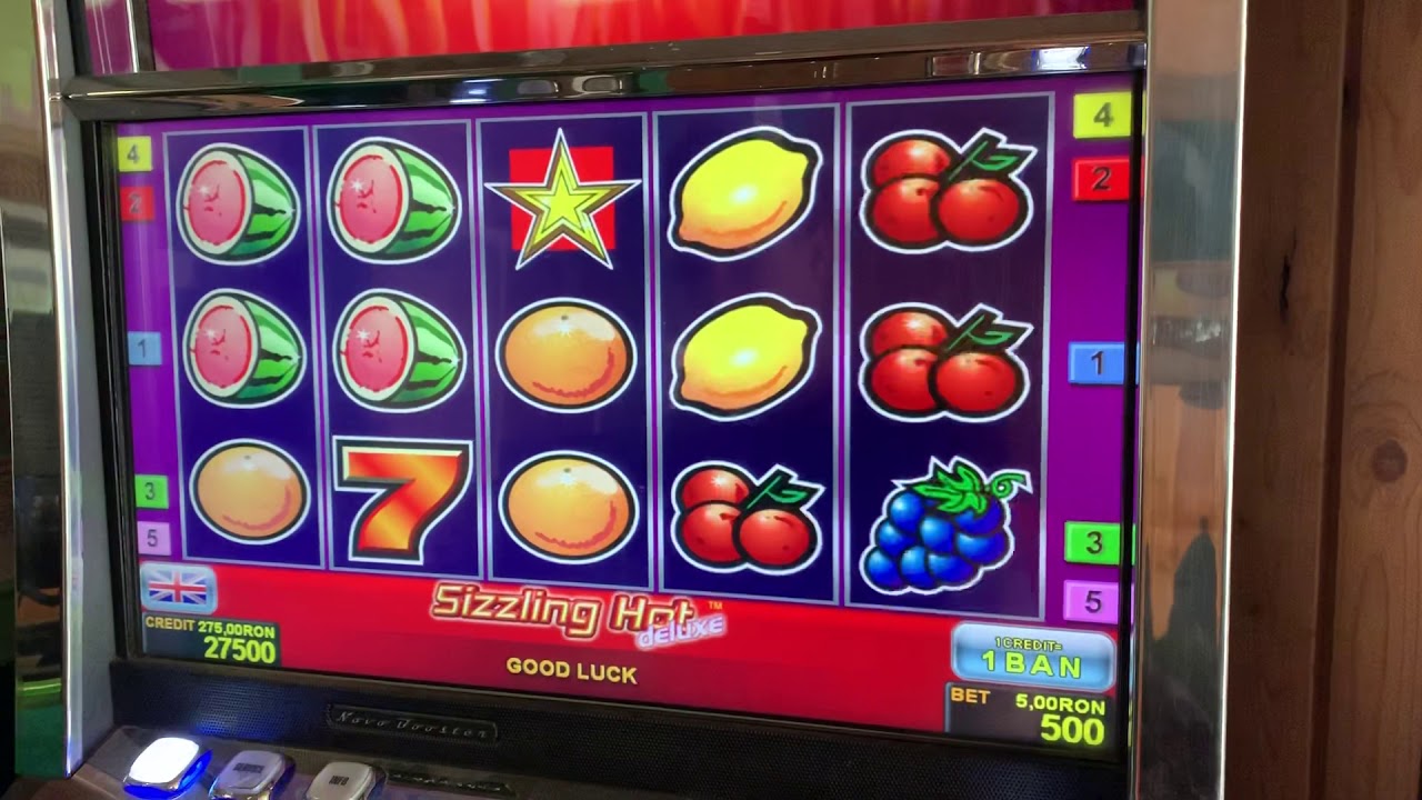 Sizzling Hots - bet 500 , păcănele, aparate pe curent