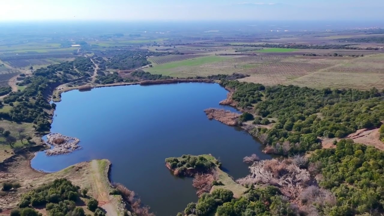 DJI NEO Fly above the lake