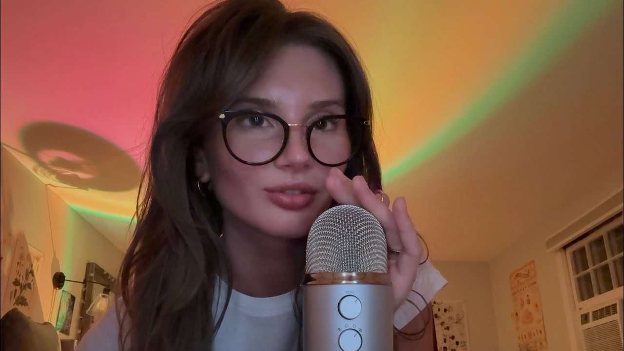 ASMR positive affirmations, mic gripping and mouth sounds