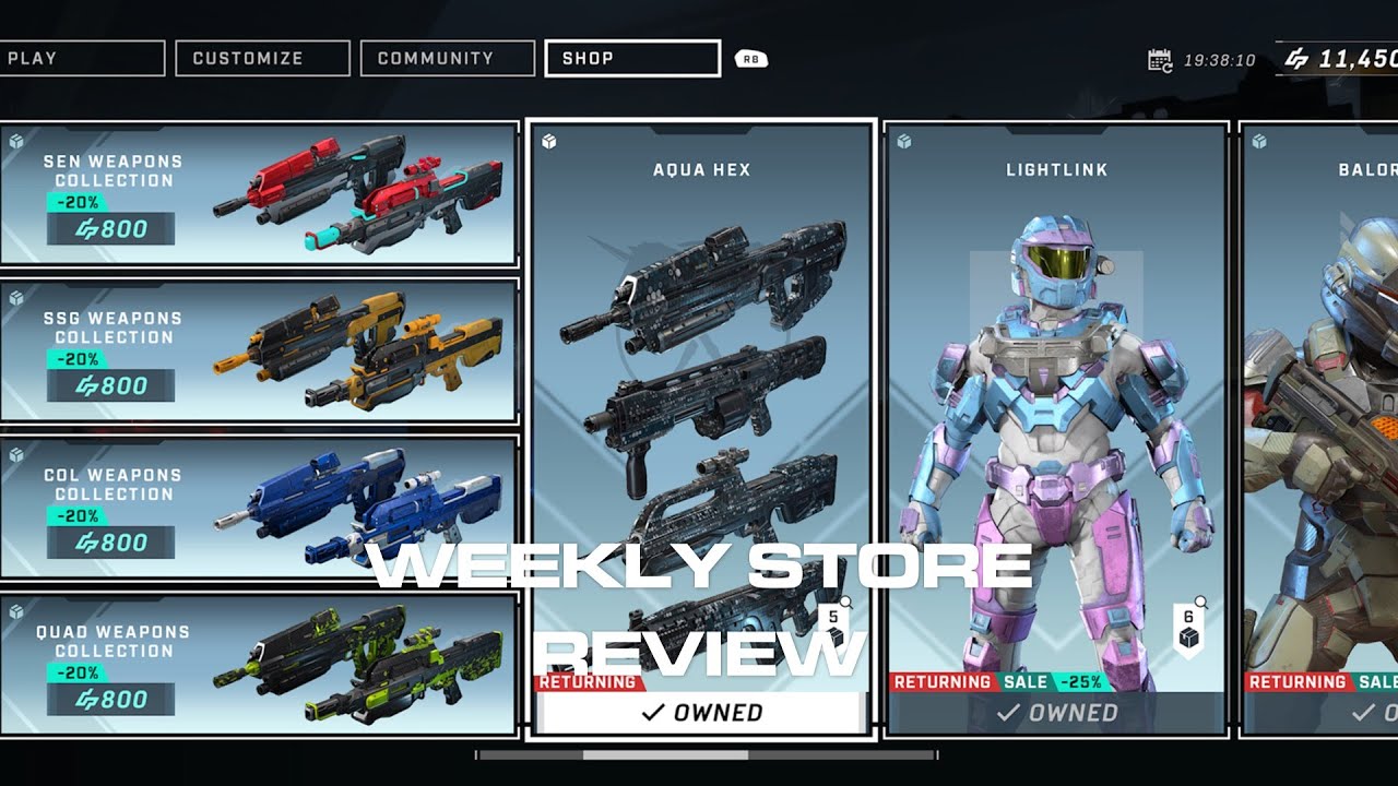 Boring store review today :( - Halo infinite Store