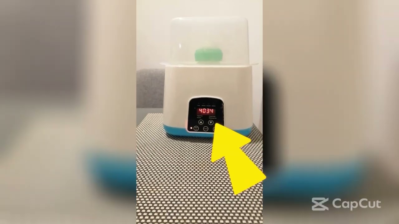 ¿Cómo usar el calentador esterilizador de biberones?