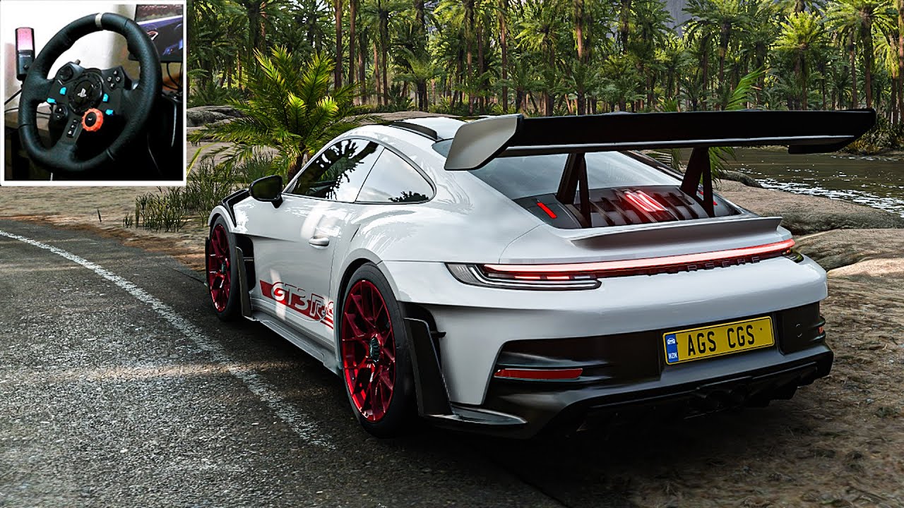 Porsche 911 GT3 RS 2023 - forza horizon 5 - Logitech G29 Steering Wheel Gameplay