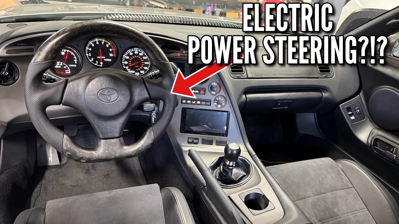 MK4 Supra with Electric Power Steering (best decision ever!) 
