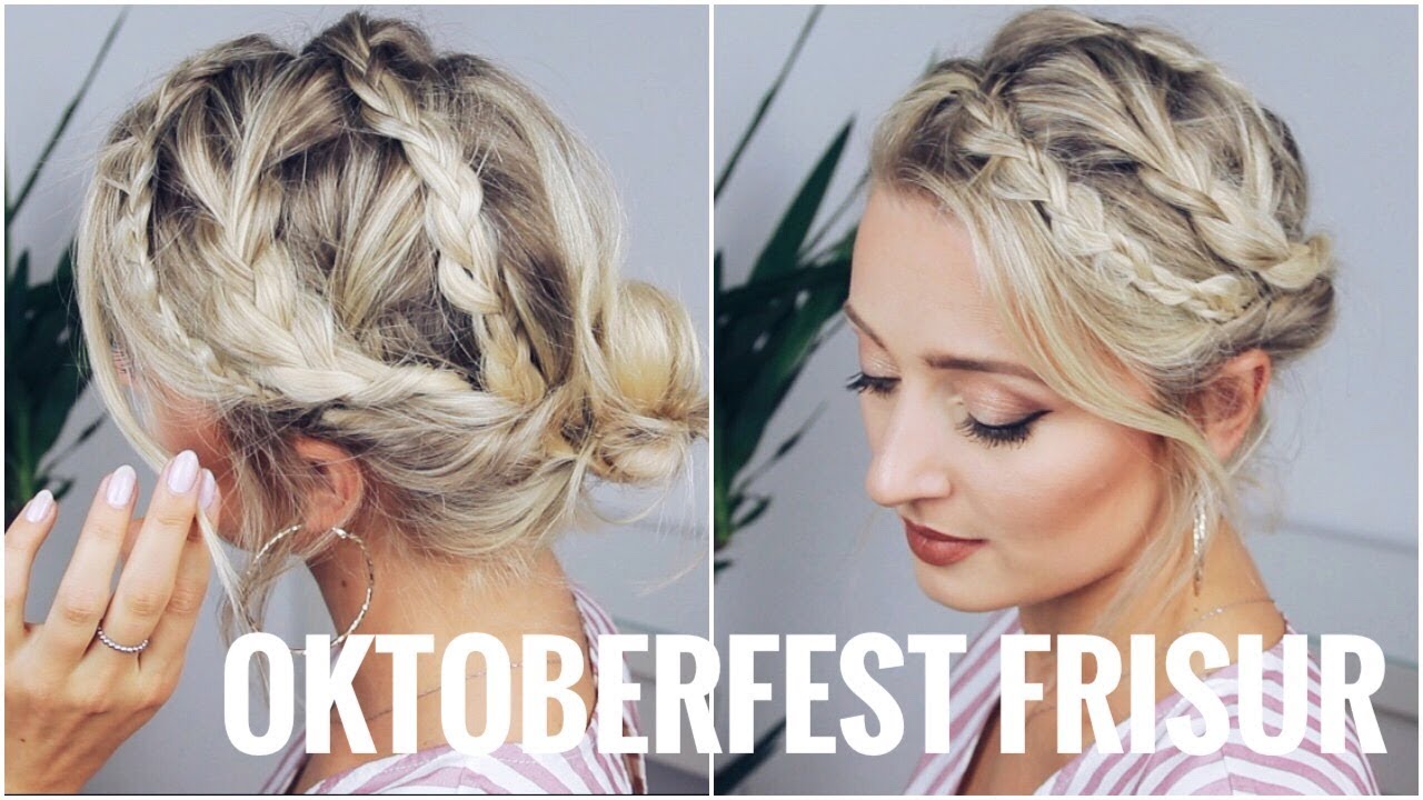 OKTOBERFEST FRISUR - sehr leicht, für kurze und lange Haare | OlesjasWelt