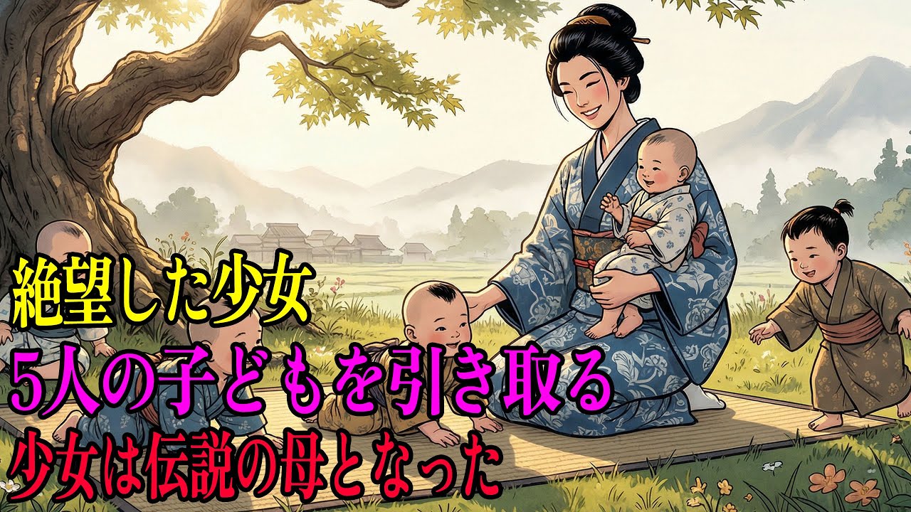 疫病で家族を亡くし絶望した女。目の前に現れた「5人の子供」と「30両の金」が運命を変える…江戸の伝説の母となった感動の実話 | 野談 | 伝説 | 昔話 | 説話 | 民話