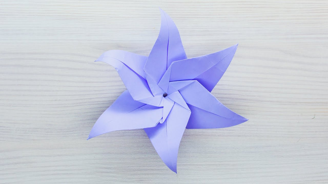 Modułowa gwiazda origami - łatwy kwiat w kształcie gwiazdy origami