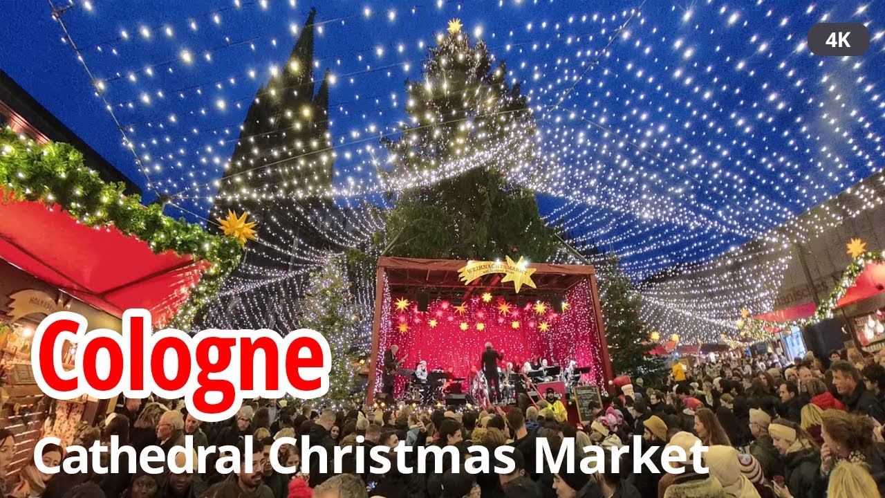 Cologne Christmas Market 2025 🇩🇪 | Cathedral Walking Tour (4K ASMR)