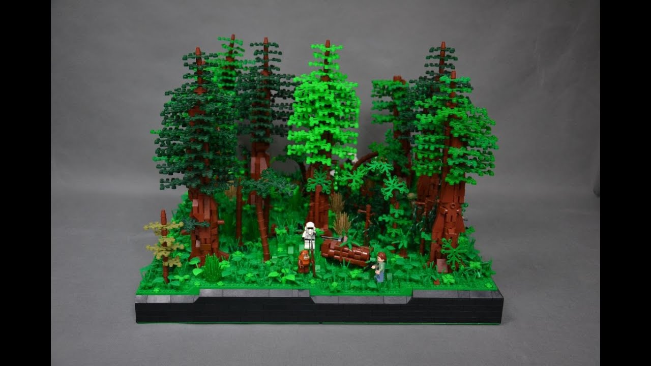 LEGO Star Wars MOC - Lądowisko Endor Odcinek 1 - Las Endor