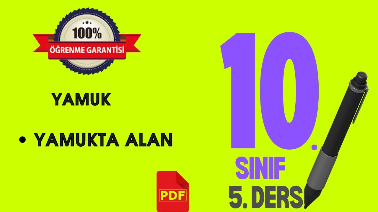 10.Sınıf Matematik | Yamuk-5 | Yamukta Alan   #10sınıfmatematik