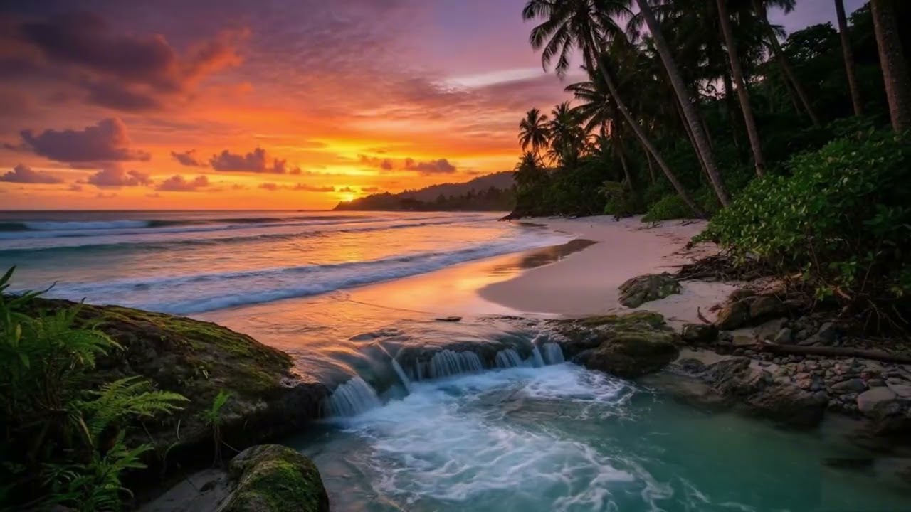 Slow Piano by the Ocean 🌊 Gentle Music for Deep Relaxation, Stress Relief & Sleep