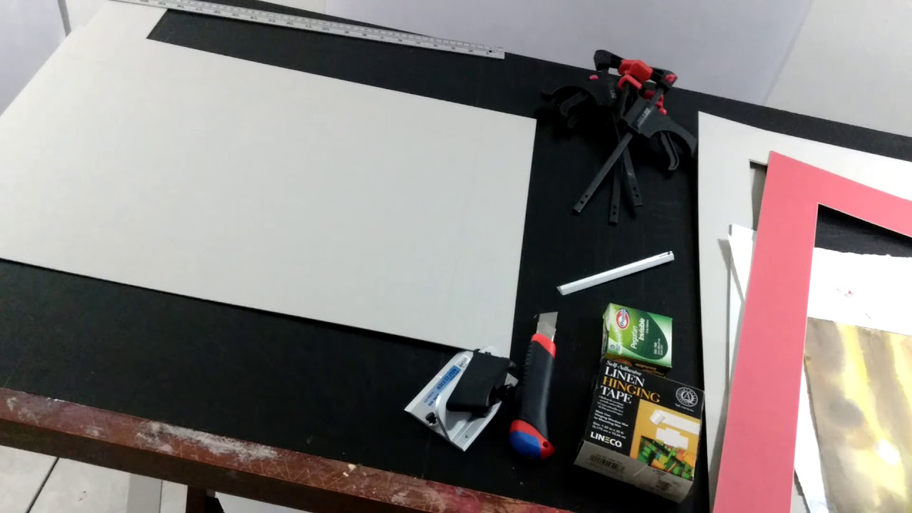 Passepartout para acuarelas, mat framing. germanjacobo