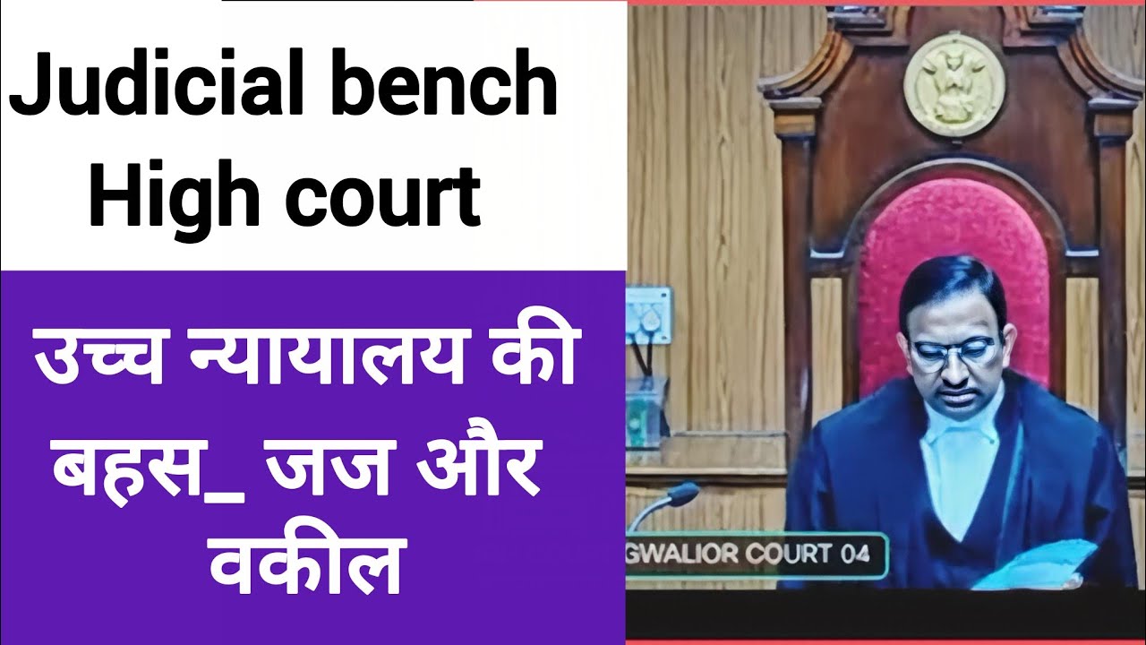 Judicial bench high court india। junior lawyer vs senior lawyer #law #highcourt 