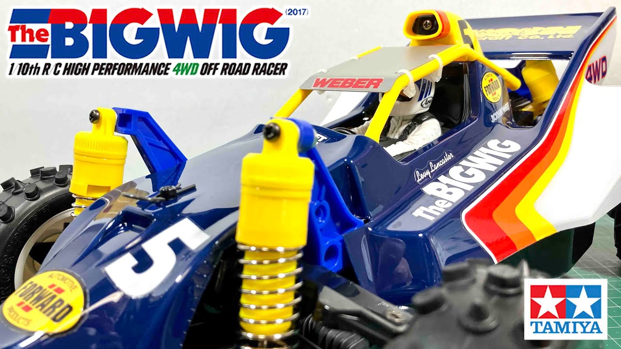 【組み立て】タミヤ ビッグウィッグ4WD 祝再販！由良拓也 ネスカフェ TAMIYA R/C 4WD HIGH PERFORMANCE OFF ROAD RACER THE BIGWIG (2017)