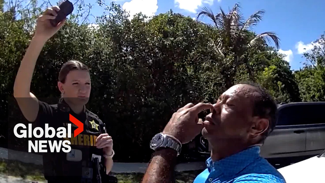 Tiger Woods crash: Bodycam video shows golfer interacting with police after DUI rollover