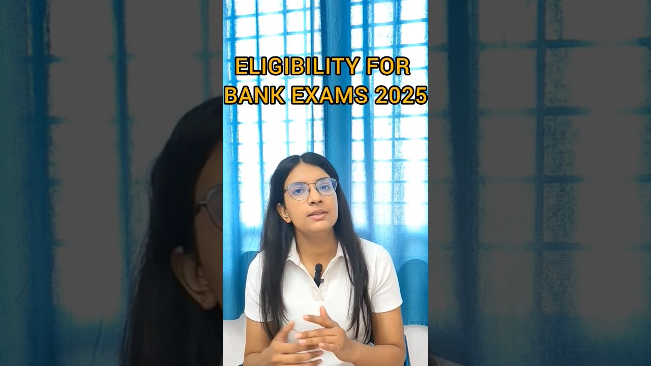 Qualification for Bank Exams 2025 #bankexams #sbi #ibps
